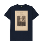 Navy Blue Printed T-shirt Front
