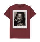 Red Wine Printed T-shirt Front