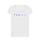 White Printed T-shirt Front
