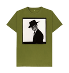 Moss Green Printed T-shirt Front