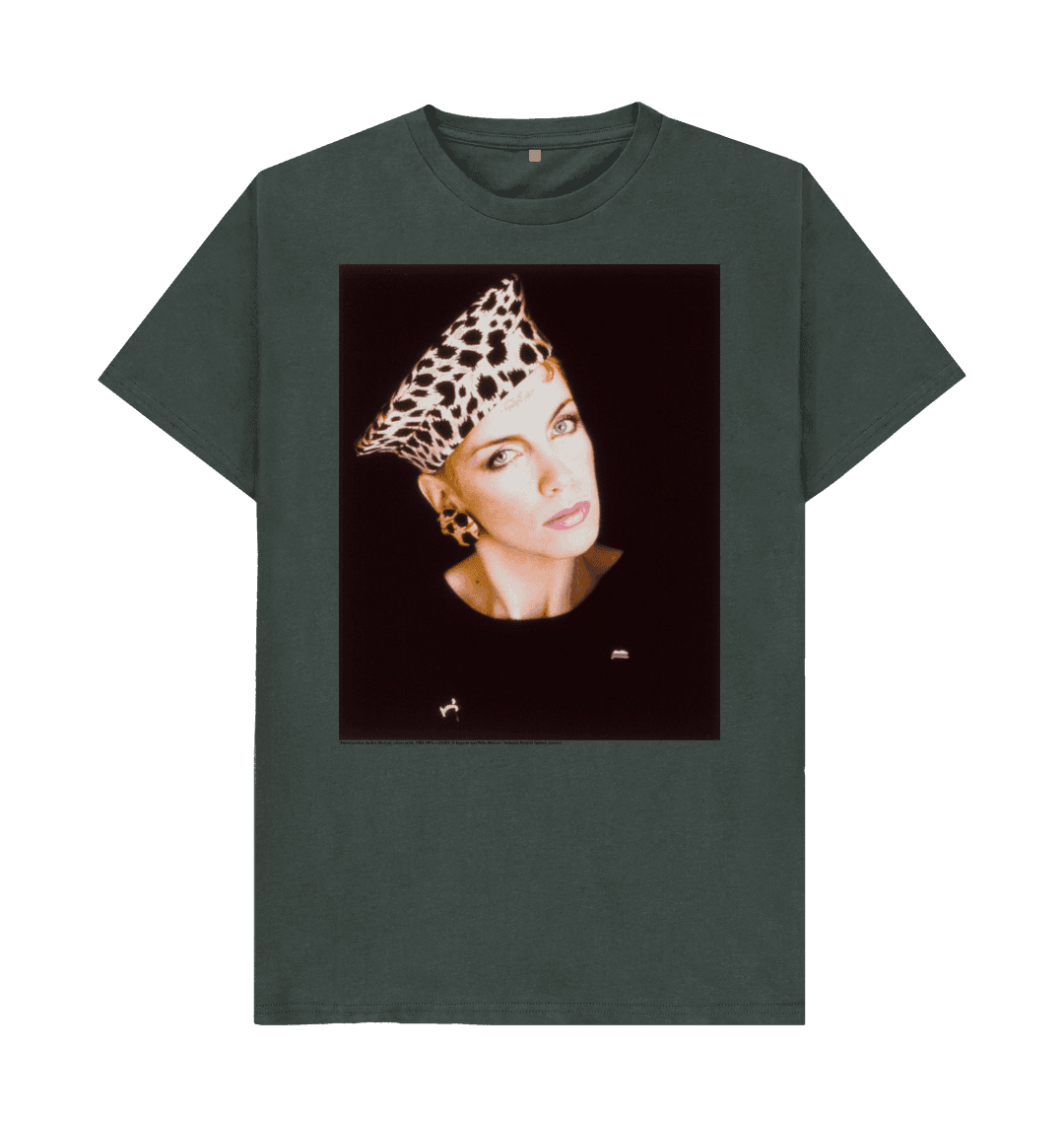 Dark grey printed t shirt front