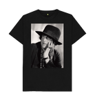 Black Printed T-shirt Front