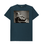 Denim Blue Printed T-shirt Front