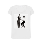 White Printed T-shirt Front