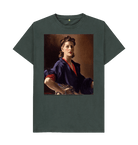 Dark Grey Printed T-shirt Front