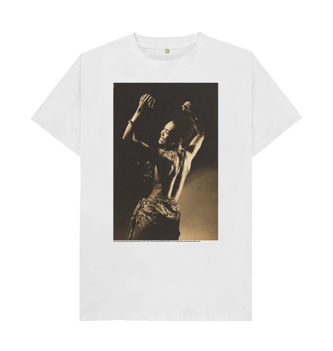 White printed t shirt front