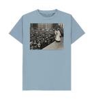 Stone Blue Printed T-shirt Front