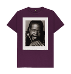 Purple Printed T-shirt Front