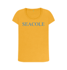 Mustard Printed T-shirt Front