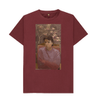 Red Wine Printed T-shirt Front