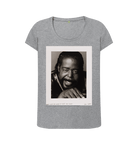 Athletic Grey Printed T-shirt Front