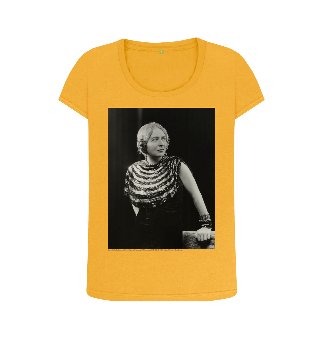 Mustard printed t shirt front