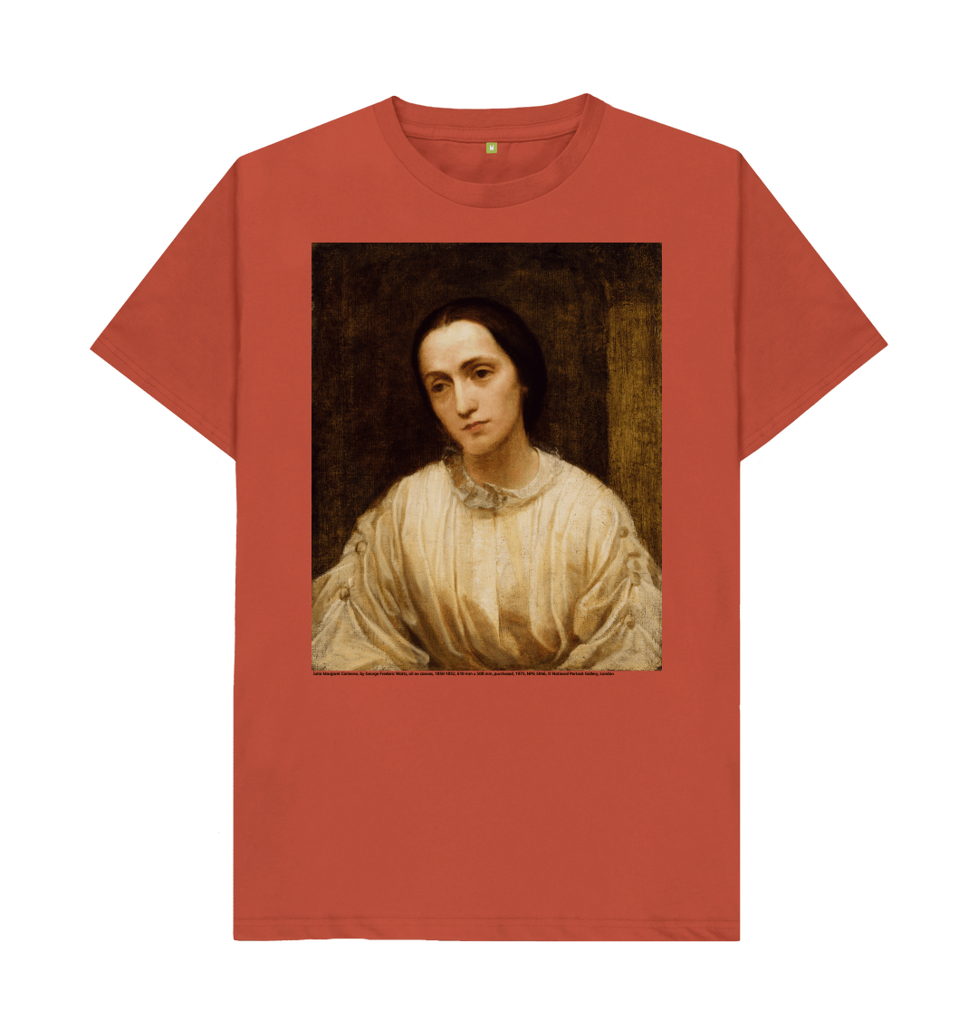 Rust printed t shirt front