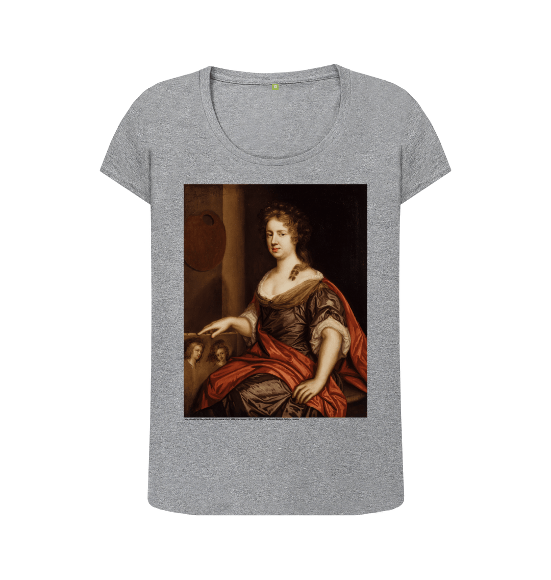 Athletic grey printed t shirt front