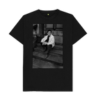Black Printed T-shirt Front