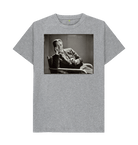 Athletic Grey Printed T-shirt Front