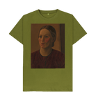 Moss Green Printed T-shirt Front