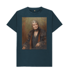 Denim Blue Printed T-shirt Front