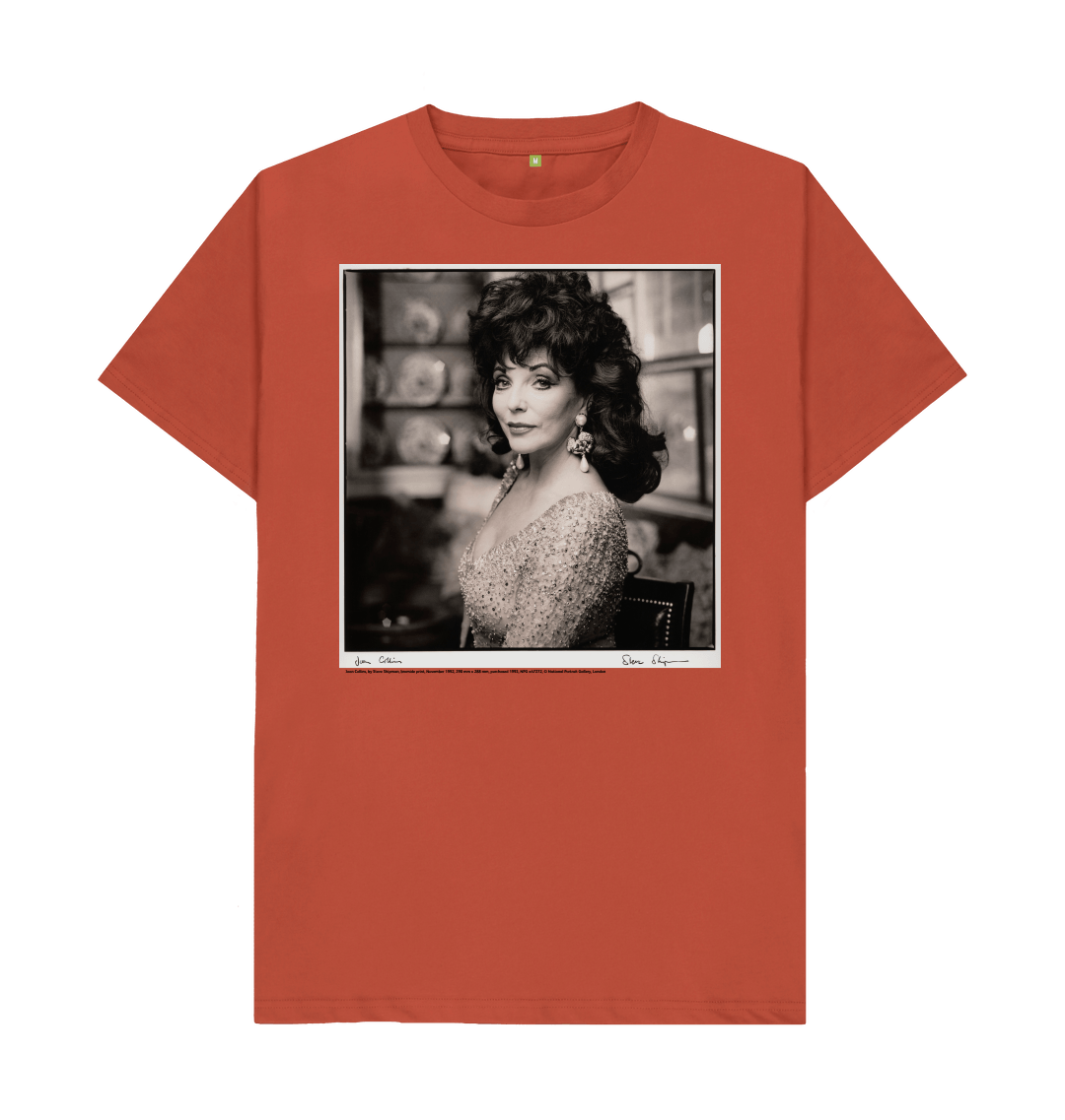 Rust printed t shirt front