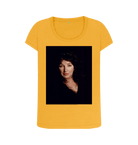 Mustard Printed T-shirt Front