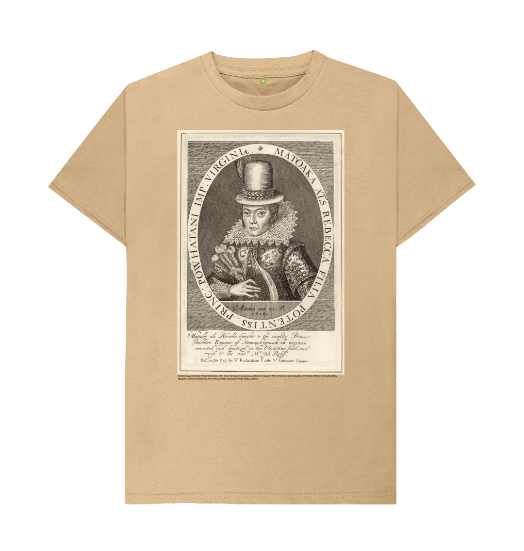 Sand printed t shirt front