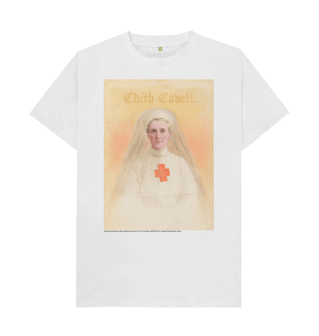 White printed t shirt front