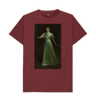 Red Wine Printed T-shirt Front