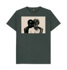 Dark Grey Printed T-shirt Front
