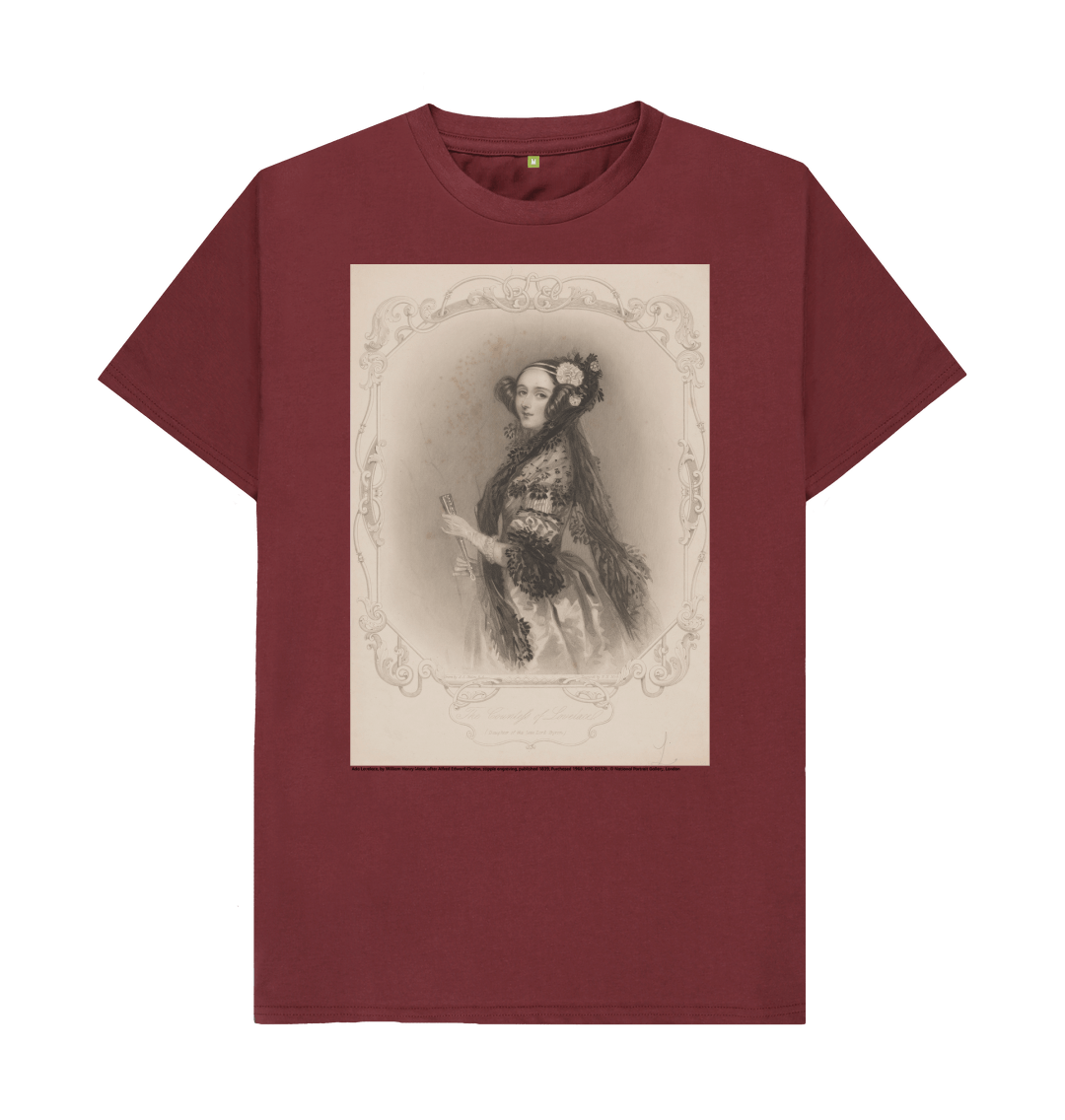 Red wine printed t shirt front