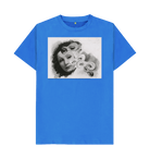 Bright Blue Printed T-shirt Front