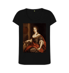 Black Printed T-shirt Front