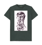Dark Grey Printed T-shirt Front