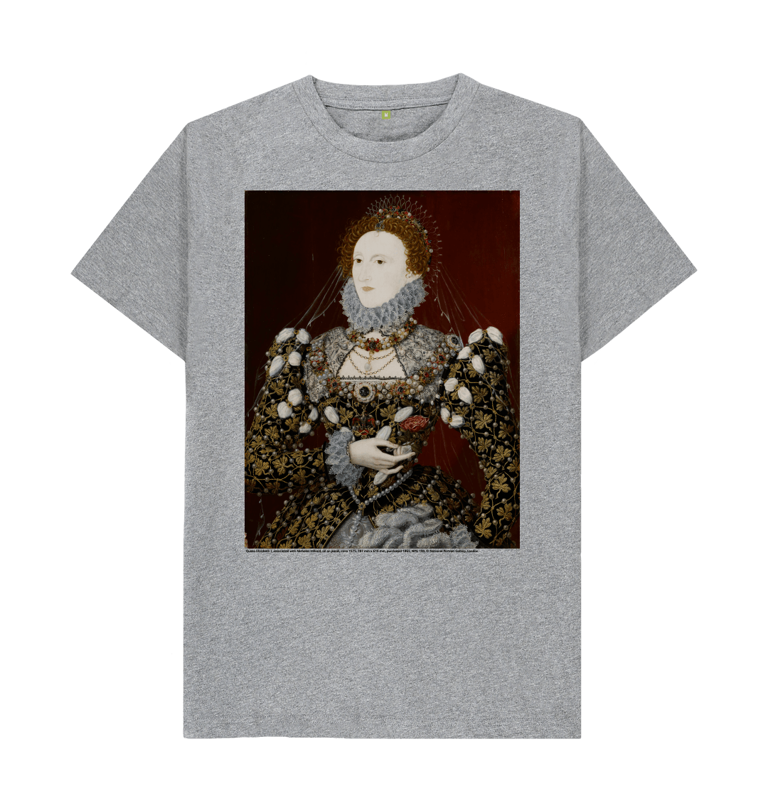 Athletic grey printed t shirt front