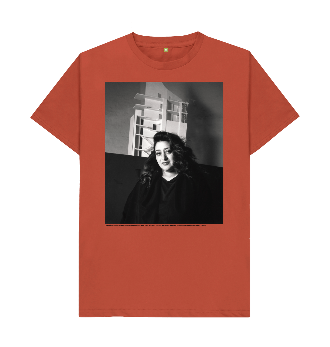 Rust printed t shirt front