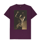 Purple Printed T-shirt Front