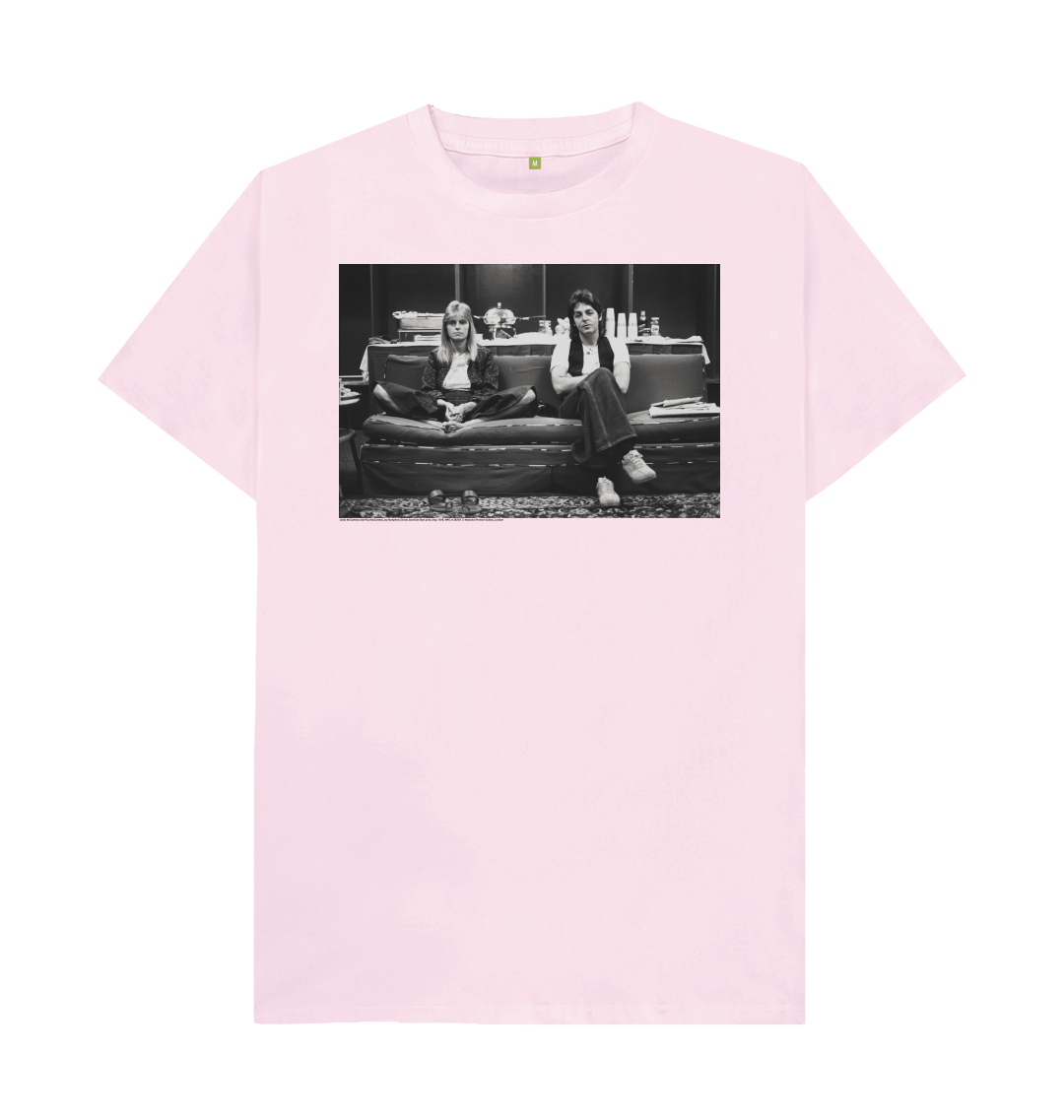 Pink printed t shirt front