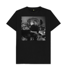 Black Printed T-shirt Front