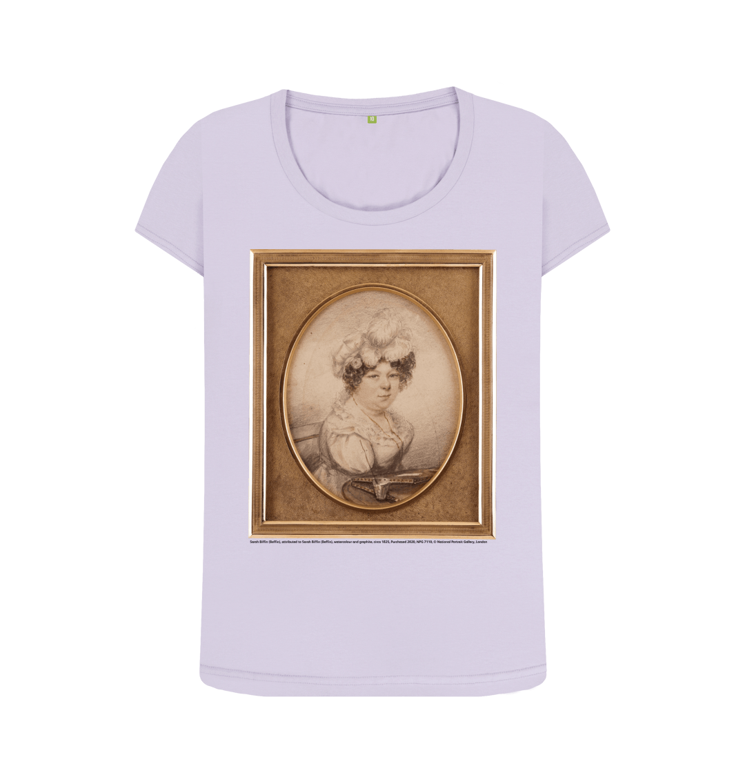 Violet printed t shirt front
