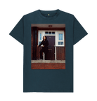 Denim Blue Printed T-shirt Front