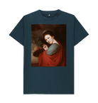 Denim Blue Printed T-shirt Front