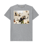 Athletic Grey Printed T-shirt Front