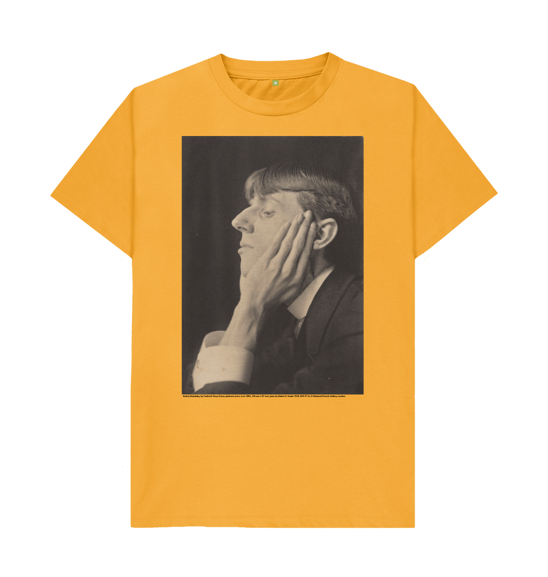 Mustard printed t shirt front