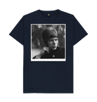 Navy Blue Printed T-shirt Front