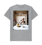 Athletic Grey Printed T-shirt Front