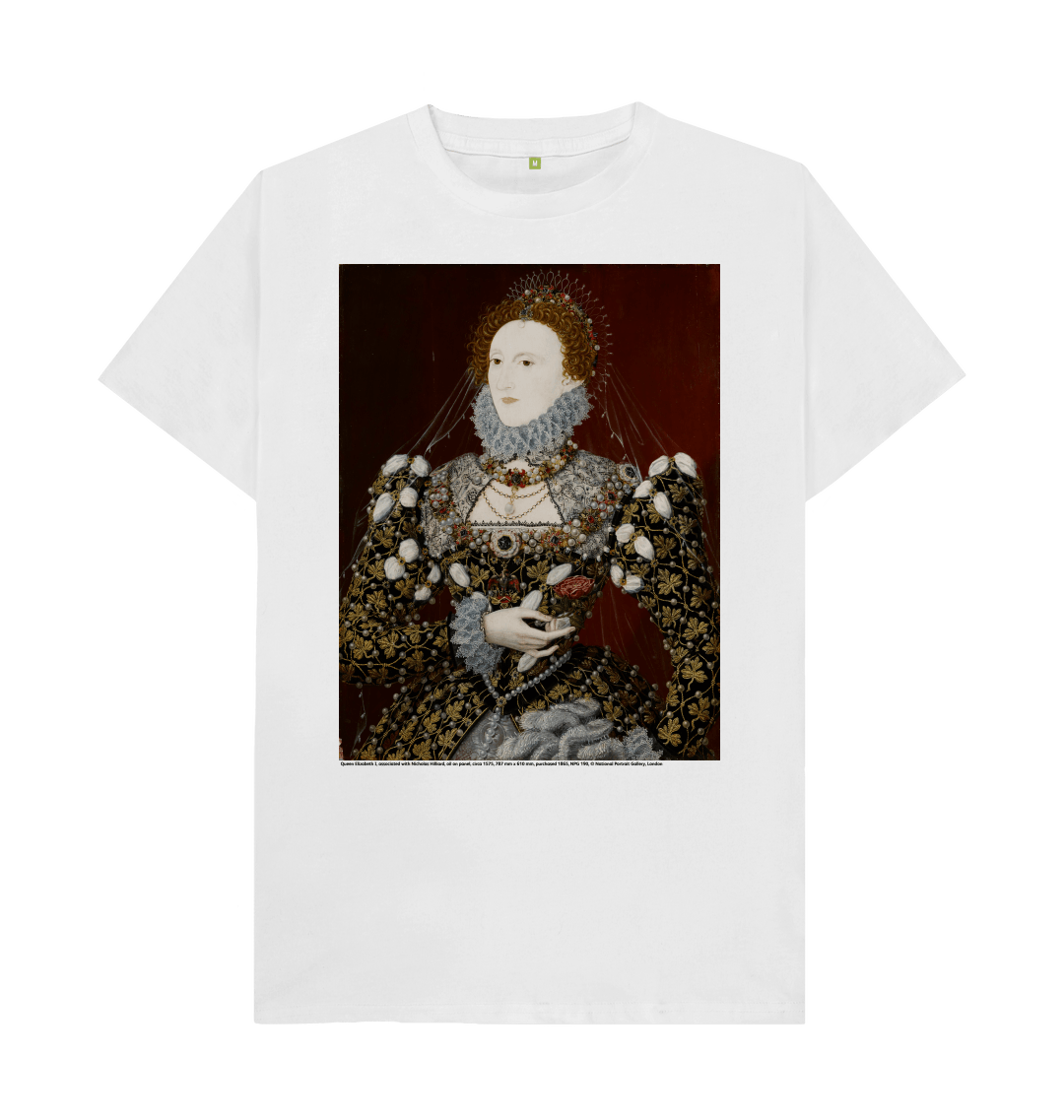 White printed t shirt front