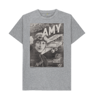 Athletic Grey Printed T-shirt Front