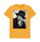 Mustard Printed T-shirt Front