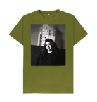 Moss Green Printed T-shirt Front