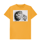 Mustard Printed T-shirt Front