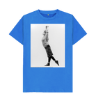 Bright Blue Printed T-shirt Front